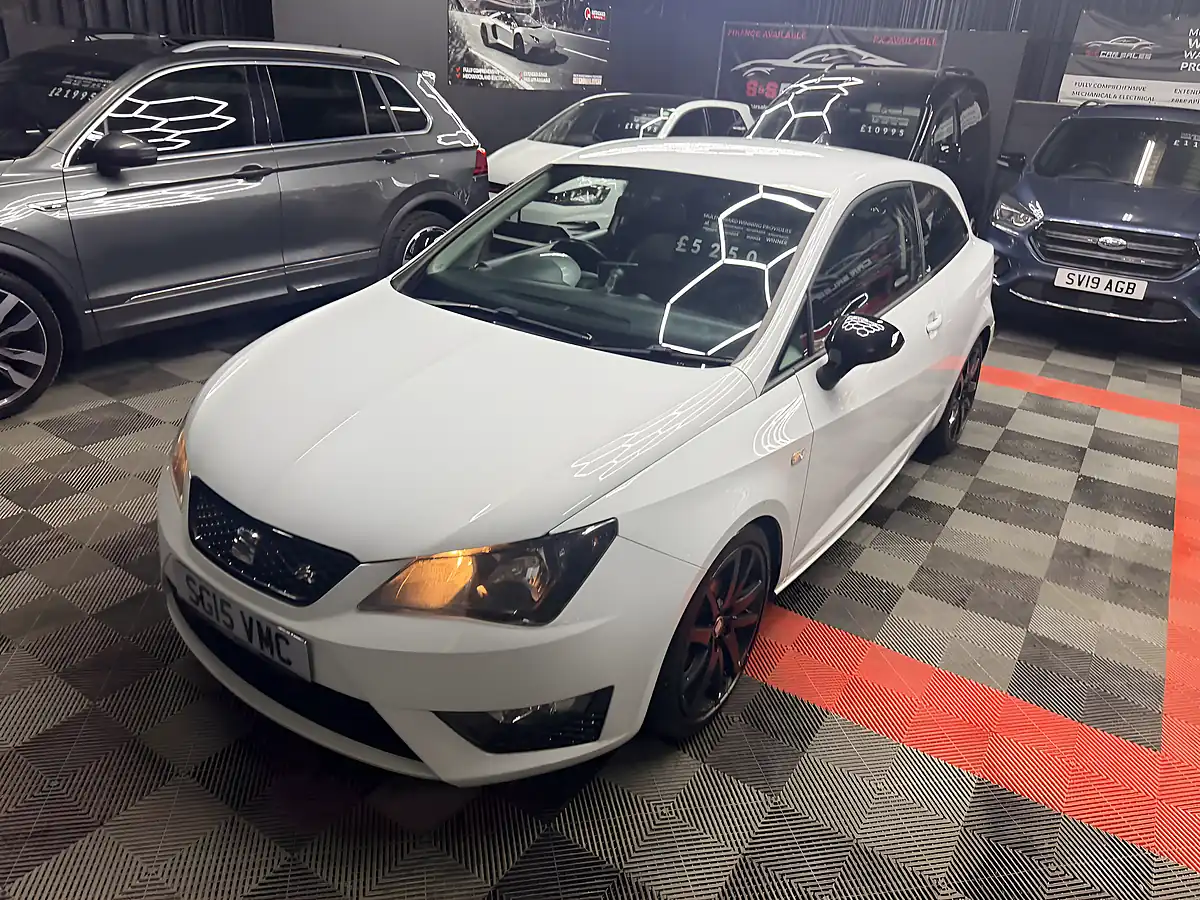 Used 2015 SEAT Ibiza Fr Black White - Interior and Exterior details 8