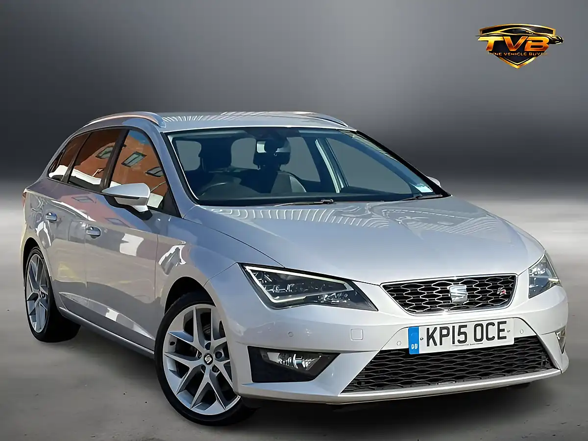 Used 2015 SEAT Leon Fr Technology Ice Silver - Front View