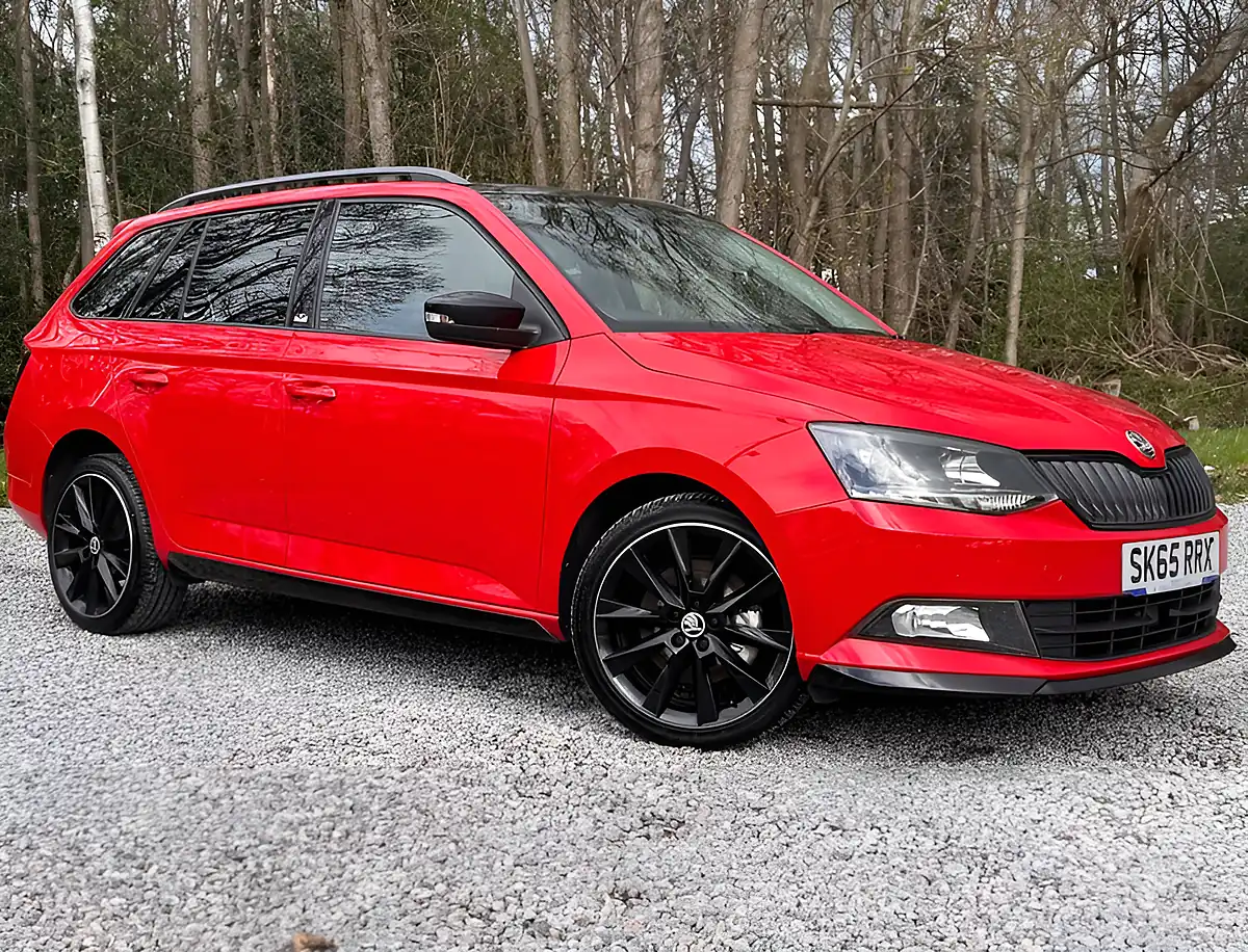 Used 2015 Skoda Fabia Monte Carlo Corrida Red - Front View