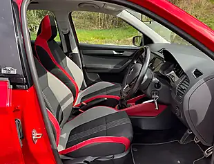 Used 2015 Skoda Fabia Monte Carlo Corrida Red - Interior and Exterior details 14