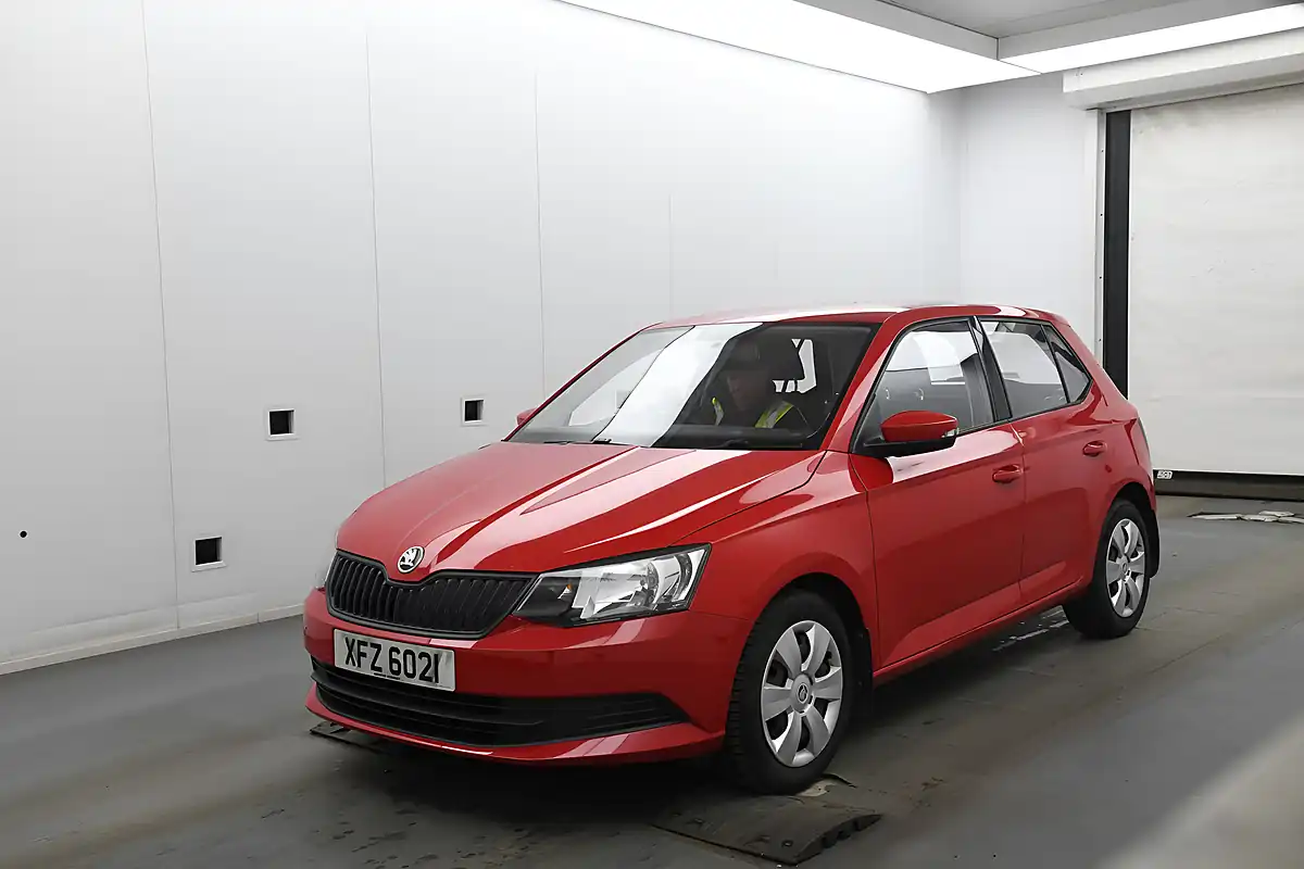 Used 2015 Skoda Fabia S Red - Interior and Exterior details 2