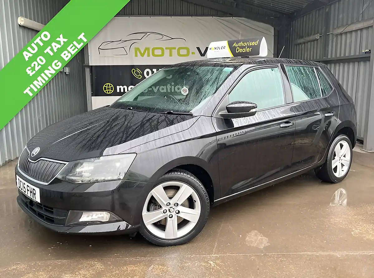 Used 2015 Skoda Fabia Se L Black - Front View