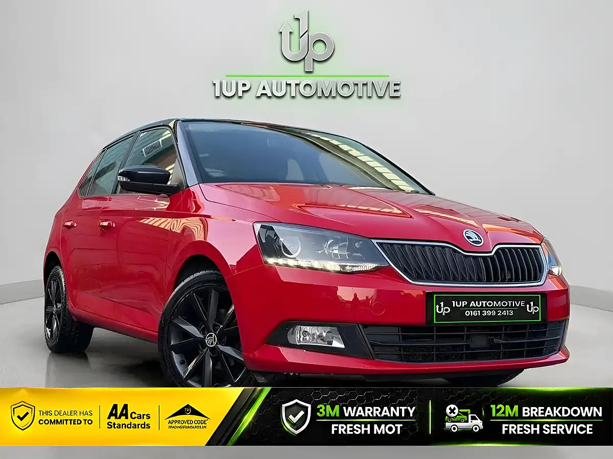 Used 2015 Skoda Fabia Se L Red - Front View