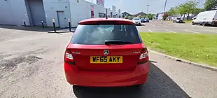Used 2015 Skoda Fabia Se Red - Interior and Exterior details 4