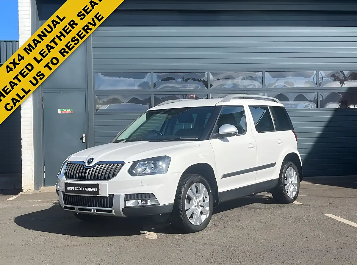 Used 2015 Skoda Yeti Elegance Outdoor White - Front View