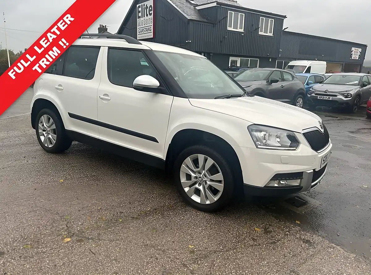 Used 2015 Skoda Yeti Se L Outdoor White - Front View