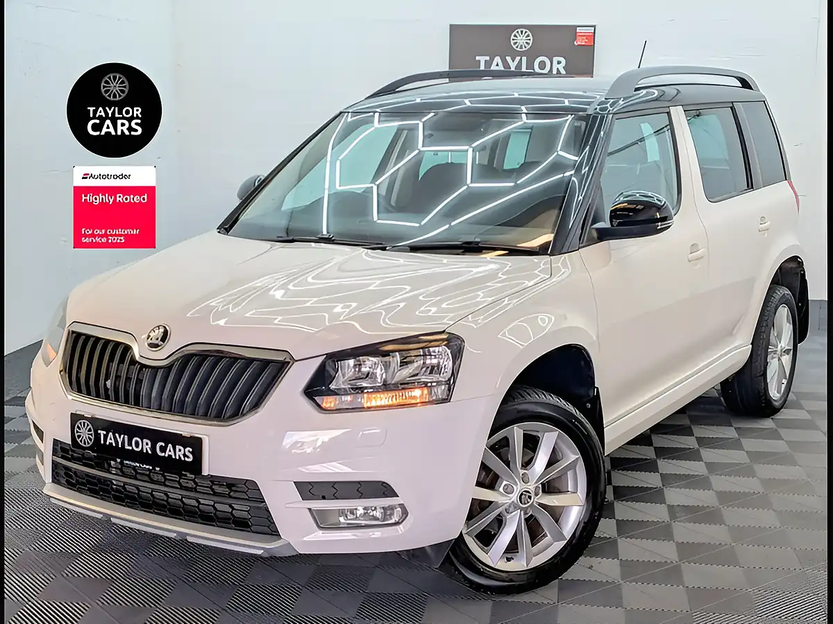 Used 2015 Skoda Yeti Se White - Front View