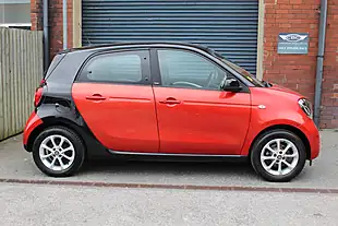 Used 2015 Smart Forfour Passion Red - Interior and Exterior details 9