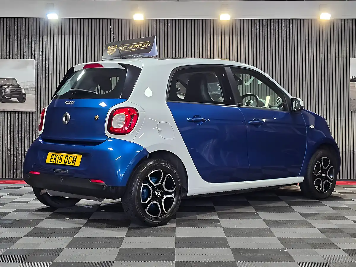 Used 2015 Smart Forfour Prime (premium) Blue - Interior and Exterior details 3