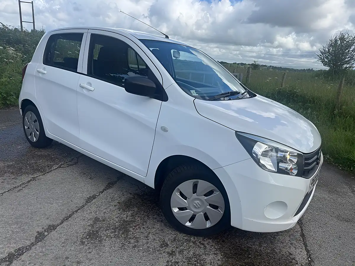 Used 2015 Suzuki Celerio SZ2 White - Front View