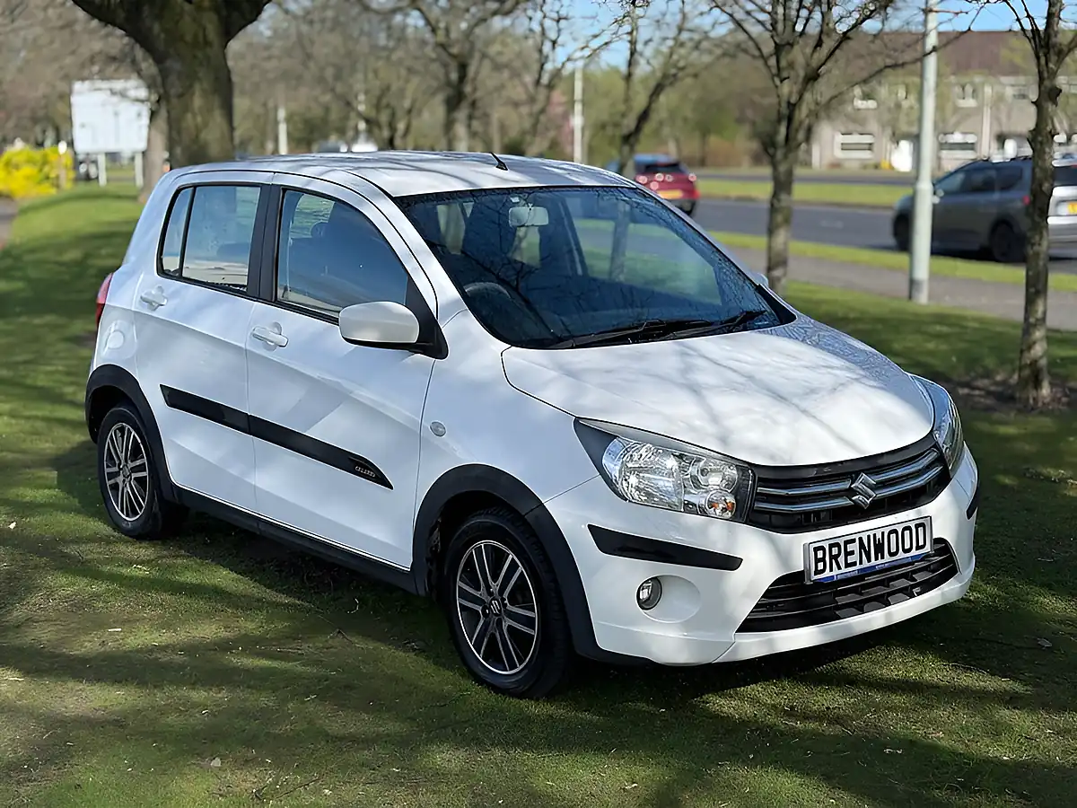 Used 2015 Suzuki Celerio SZ4 White - Front View
