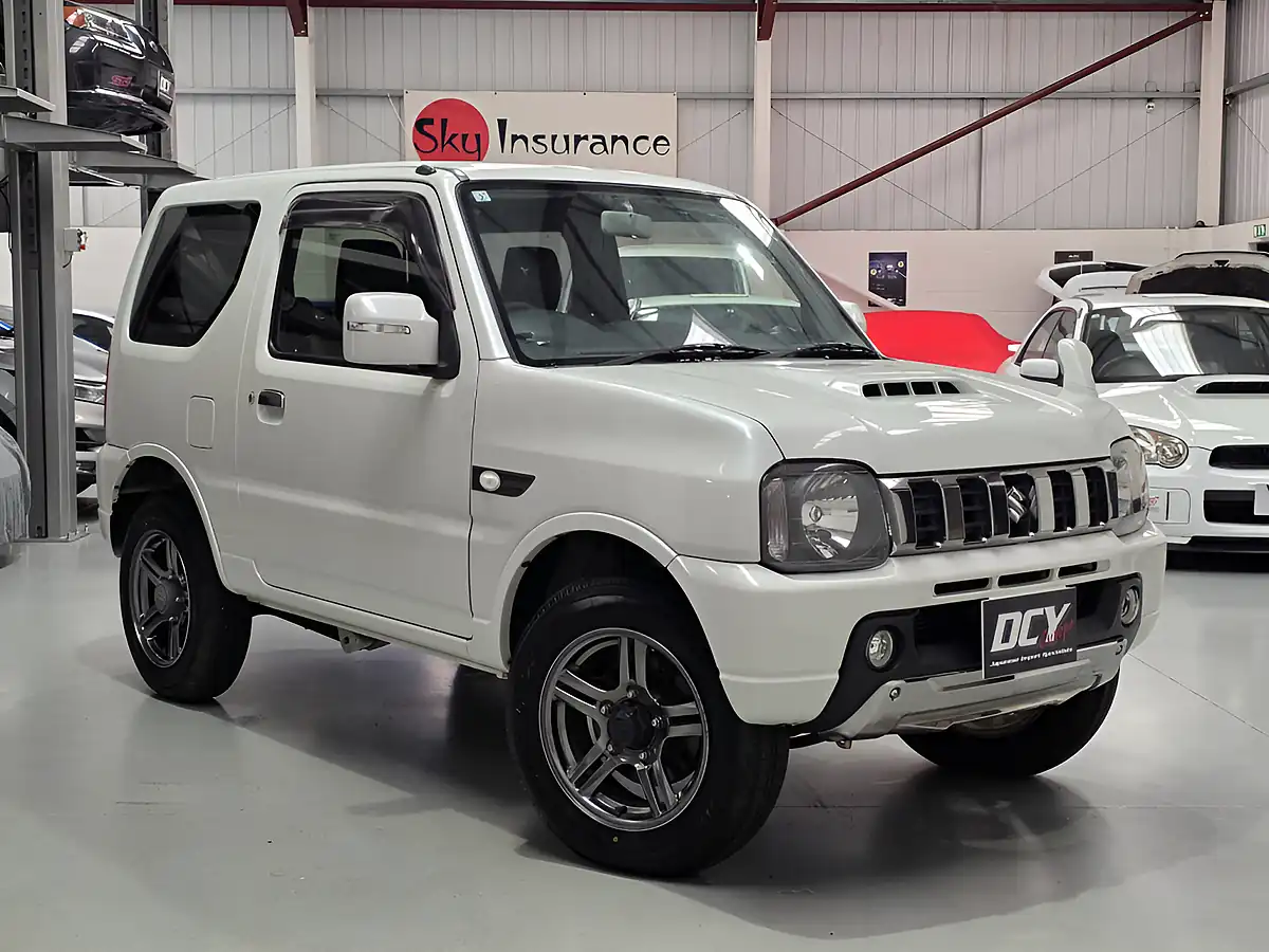 Used 2015 Suzuki Jimny Adventure 4X4 - Jdm White - Front View