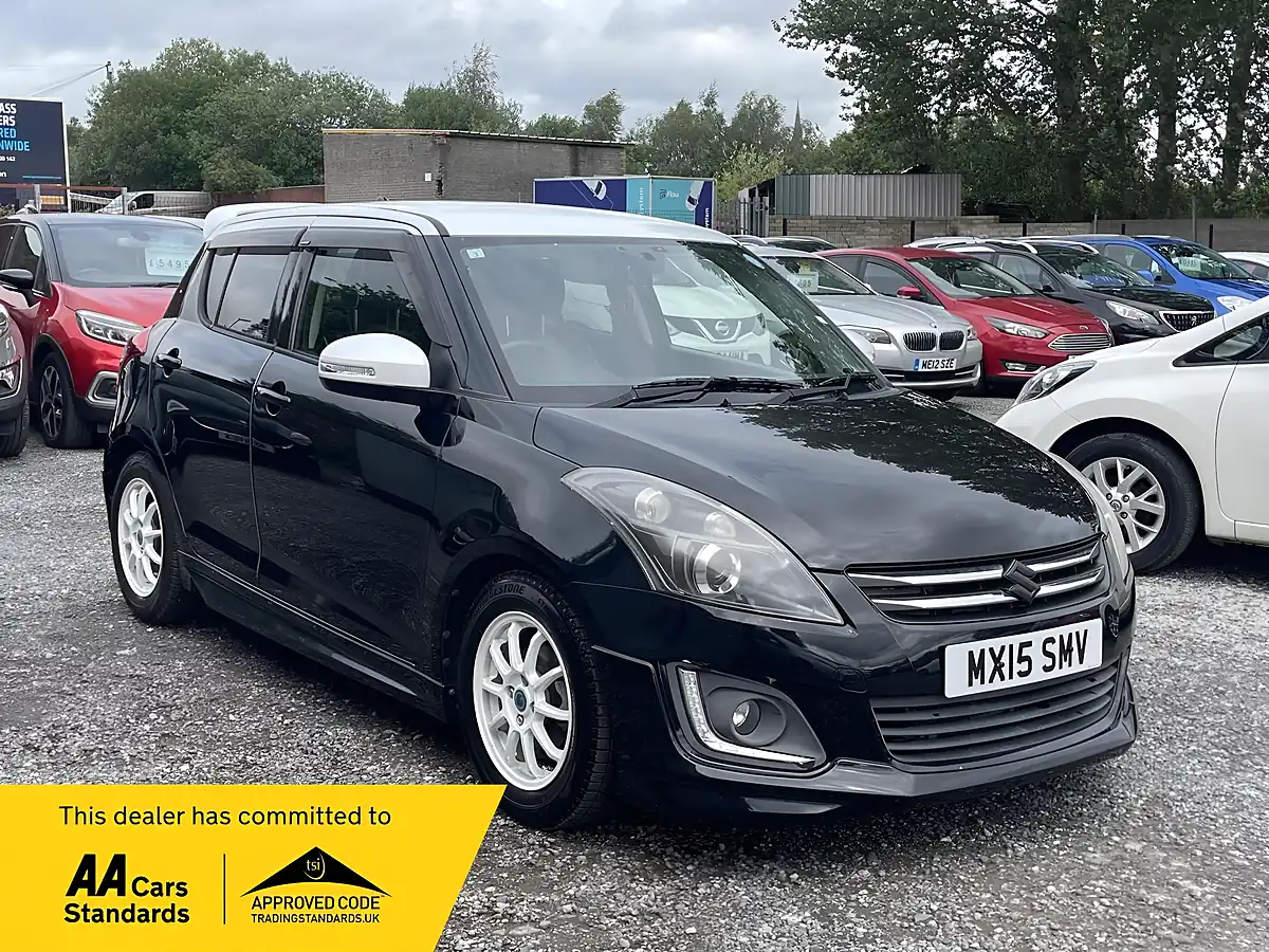 Used 2015 Suzuki Swift SZ4 Black - Front View