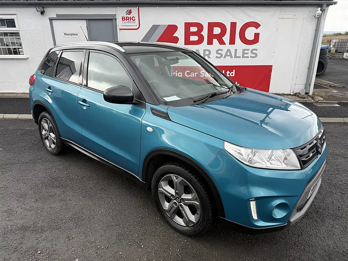 Used 2015 Suzuki Vitara Sz-T Blue - Front View