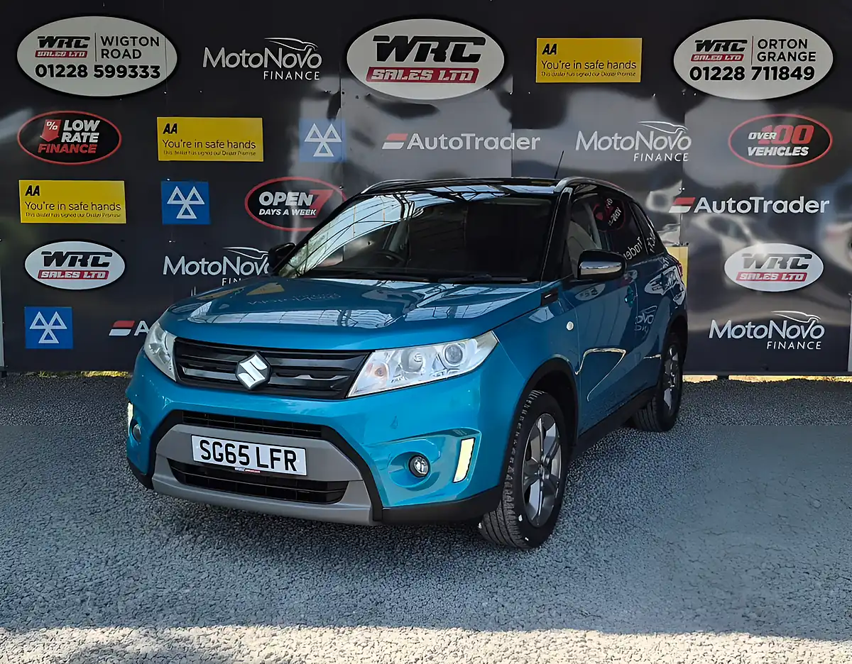 Used 2015 Suzuki Vitara Sz-T Blue - Front View