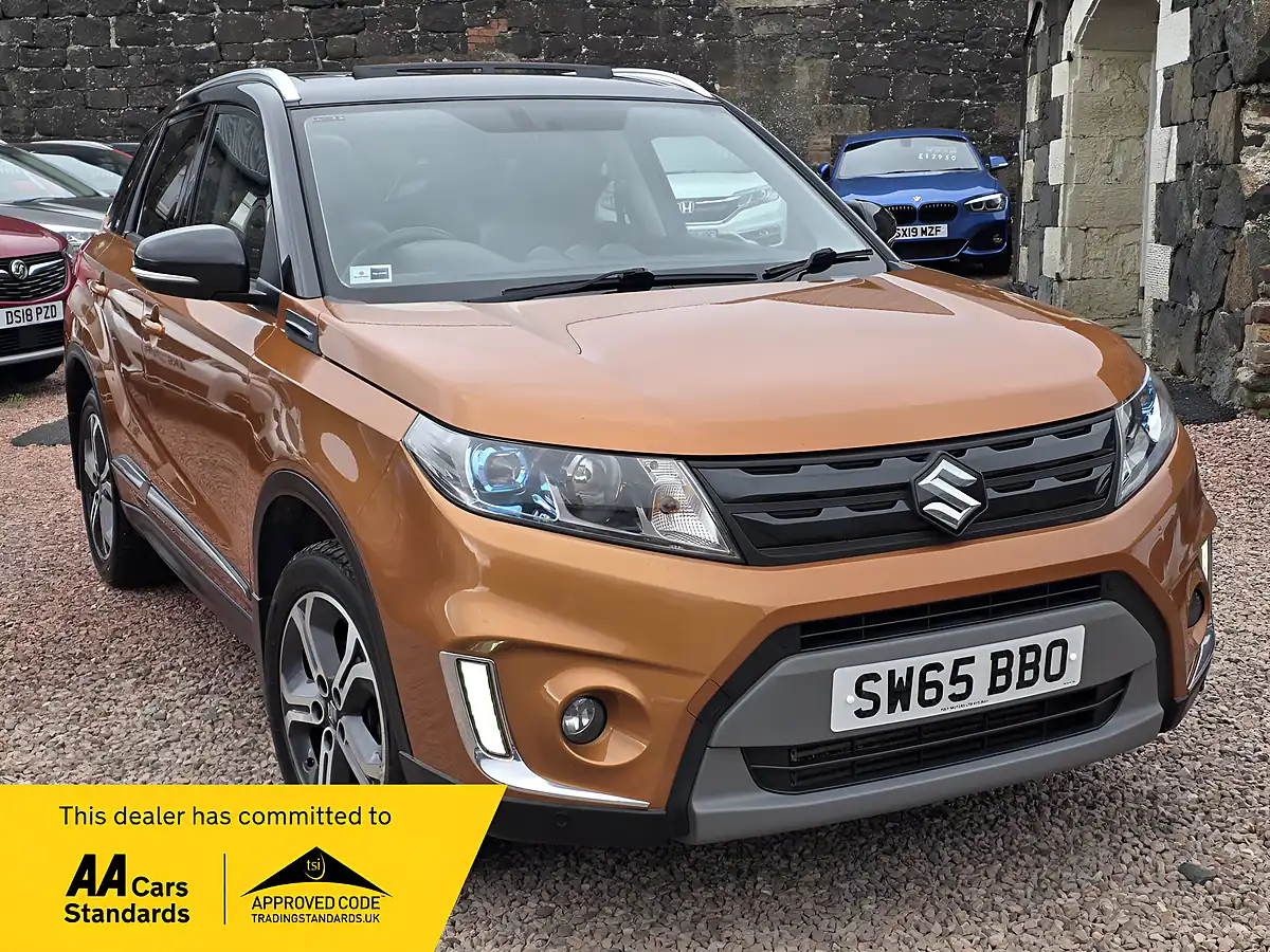 Used 2015 Suzuki Vitara SZ5 Horizon Orange Metallic - Front View