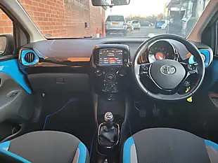 Used 2015 Toyota Aygo X-Cite Blue - Interior and Exterior details 18