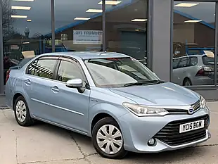 Used 2015 Toyota Corolla Axio Hybrid Blue - Interior and Exterior details 2
