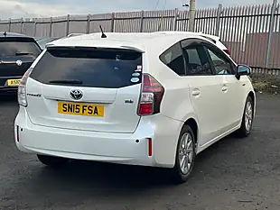 Used 2015 Toyota Prius Plus White - Interior and Exterior details 3