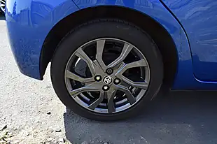 Used 2015 Toyota Yaris Excel Blue - Interior and Exterior details 15