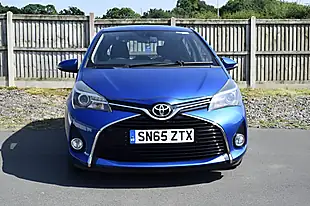 Used 2015 Toyota Yaris Excel Blue - Interior and Exterior details 2
