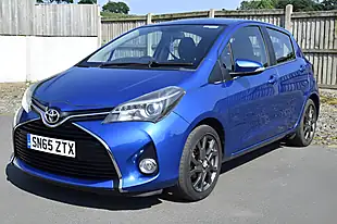 Used 2015 Toyota Yaris Excel Blue - Interior and Exterior details 3