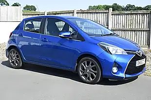 Used 2015 Toyota Yaris Excel Blue - Interior and Exterior details 4