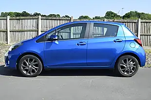 Used 2015 Toyota Yaris Excel Blue - Interior and Exterior details 9