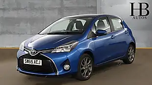 Used 2015 Toyota Yaris Excel Blue - Interior and Exterior details 2