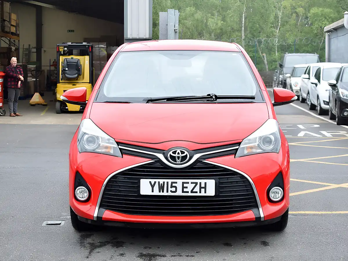 Used 2015 Toyota Yaris Icon Red - Interior and Exterior details 2