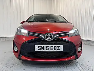 Used 2015 Toyota Yaris Sport Red - Interior and Exterior details 2