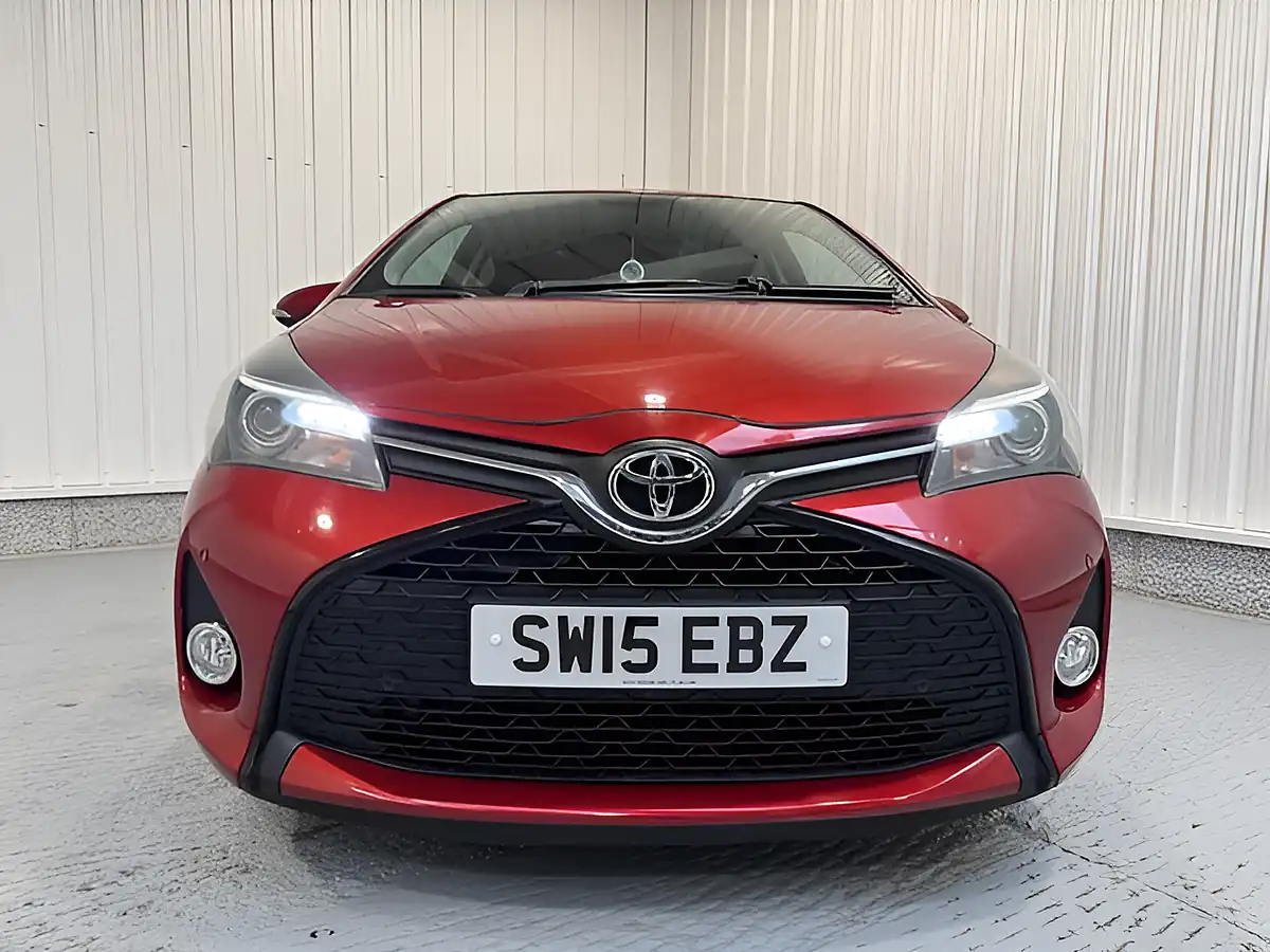 Used 2015 Toyota Yaris Sport Red - Interior and Exterior details 2