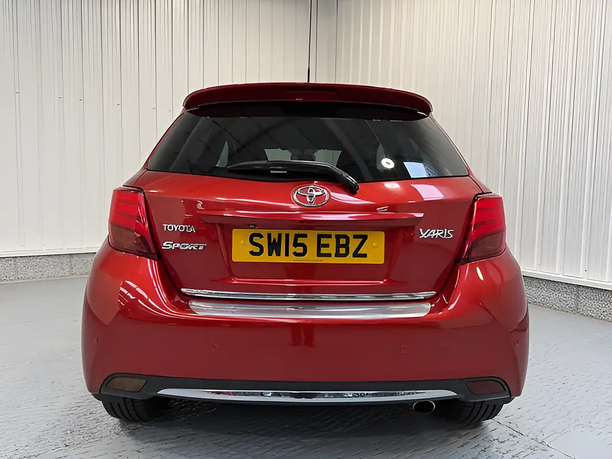 Used 2015 Toyota Yaris Sport Red - Interior and Exterior details 5