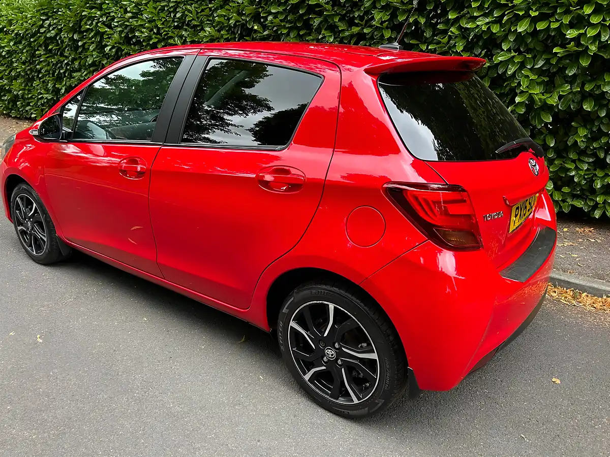 Used 2015 Toyota Yaris Sport Red - Interior and Exterior details 10