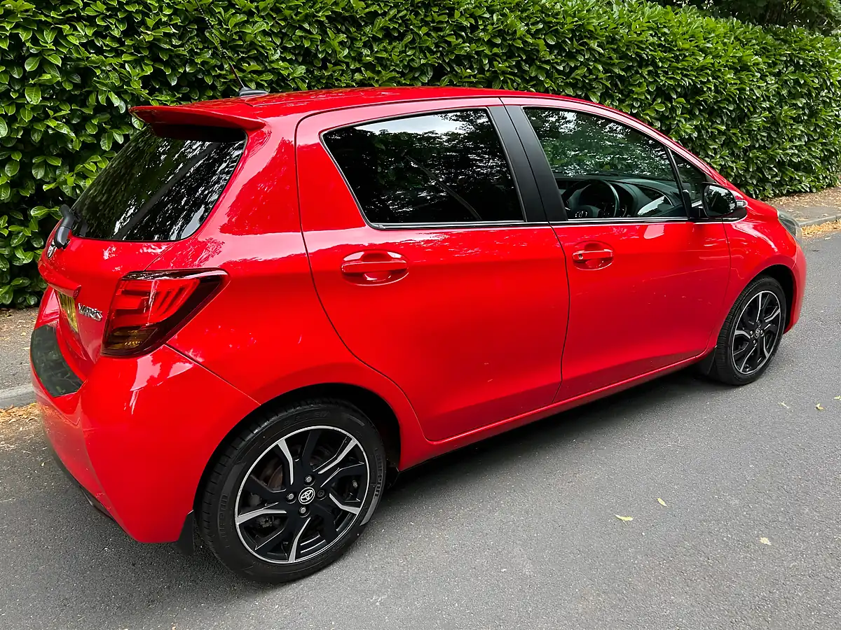 Used 2015 Toyota Yaris Sport Red - Interior and Exterior details 13