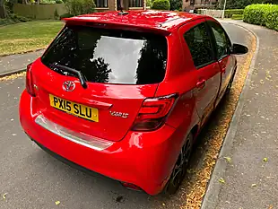 Used 2015 Toyota Yaris Sport Red - Interior and Exterior details 15
