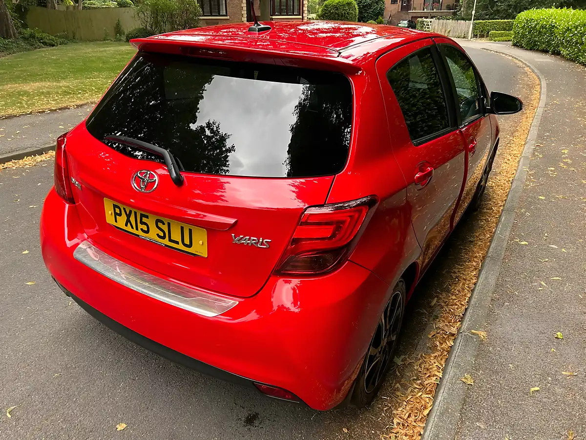 Used 2015 Toyota Yaris Sport Red - Interior and Exterior details 15