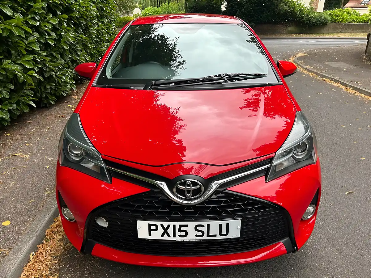 Used 2015 Toyota Yaris Sport Red - Interior and Exterior details 2