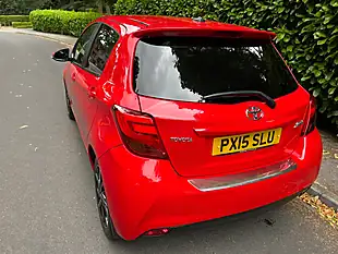 Used 2015 Toyota Yaris Sport Red - Interior and Exterior details 4