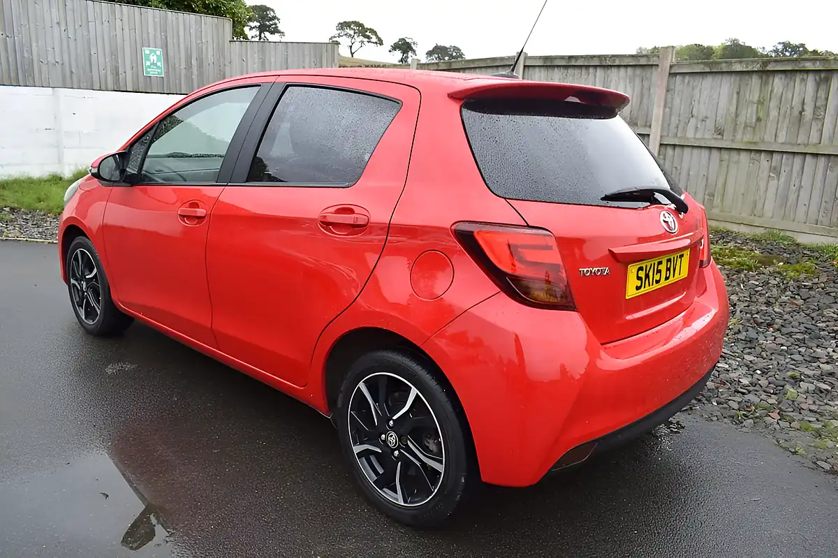 Used 2015 Toyota Yaris Sport Red - Interior and Exterior details 15