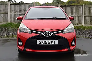 Used 2015 Toyota Yaris Sport Red - Interior and Exterior details 2