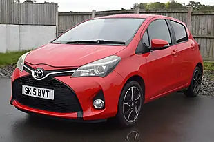 Used 2015 Toyota Yaris Sport Red - Interior and Exterior details 3