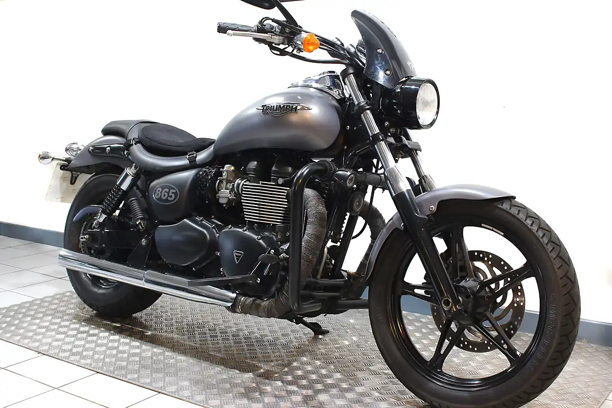 Used 2015 Triumph Speedmaster 865 Blue - Interior and Exterior details 2