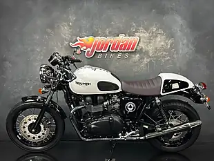 Used 2015 Triumph Thruxton 900 Ace Cafe Special Edition White - Interior and Exterior details 2