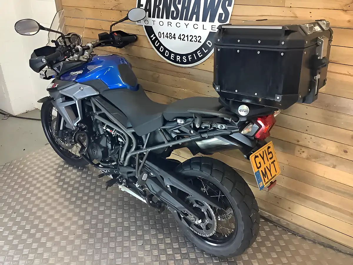 Used 2015 Triumph Tiger Xcx Blue - Interior and Exterior details 6