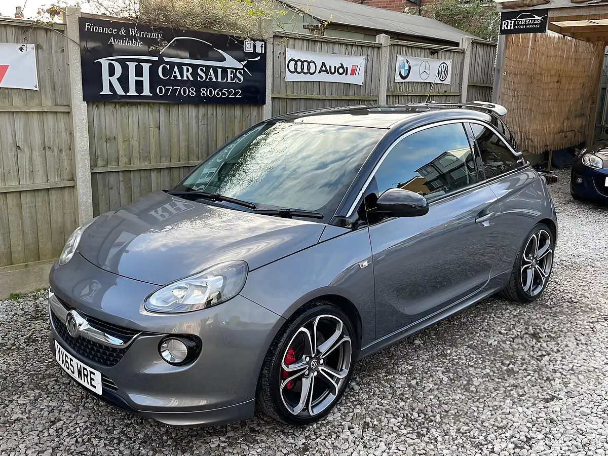 Used 2015 Vauxhall Adam S Grey - Front View