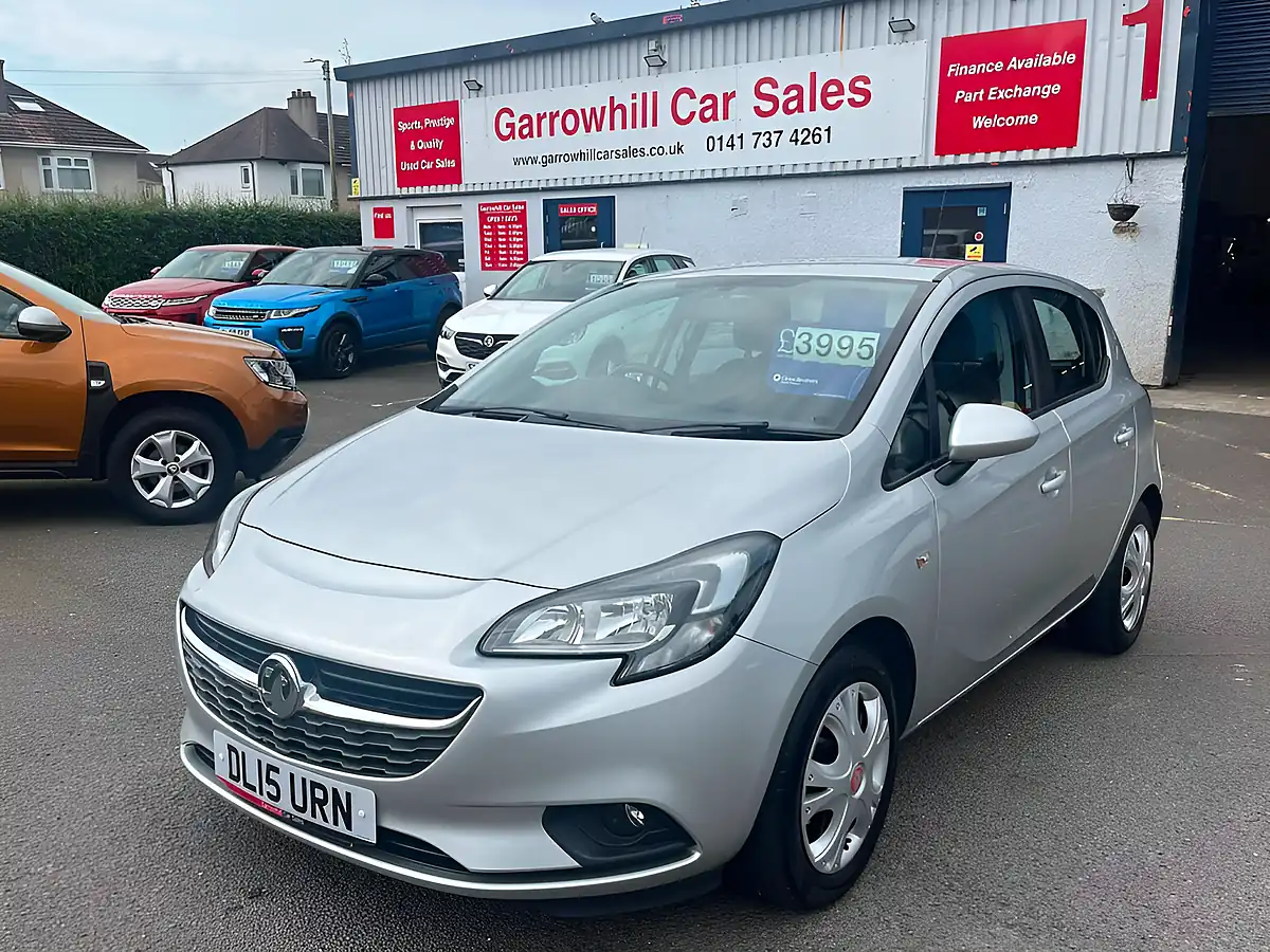 Used 2015 Vauxhall Corsa Design Silver - Front View