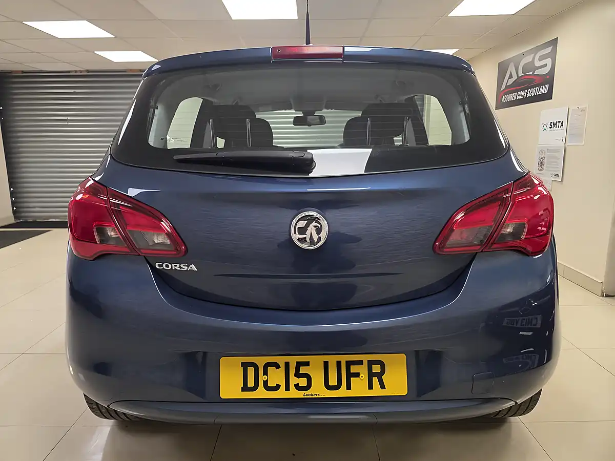 Used 2015 Vauxhall Corsa Excite Blue - Interior and Exterior details 8