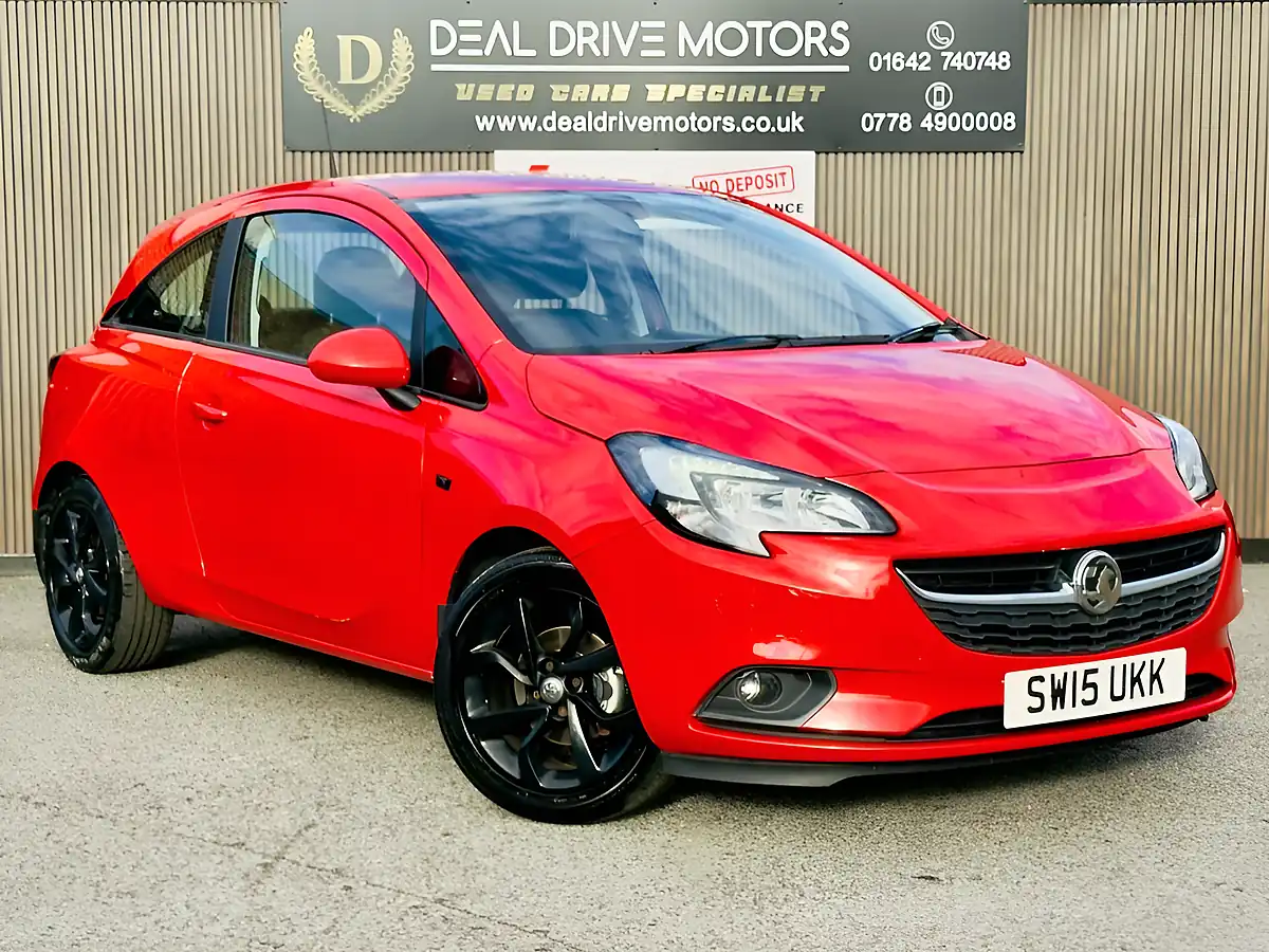 Used 2015 Vauxhall Corsa Excite Red - Front View