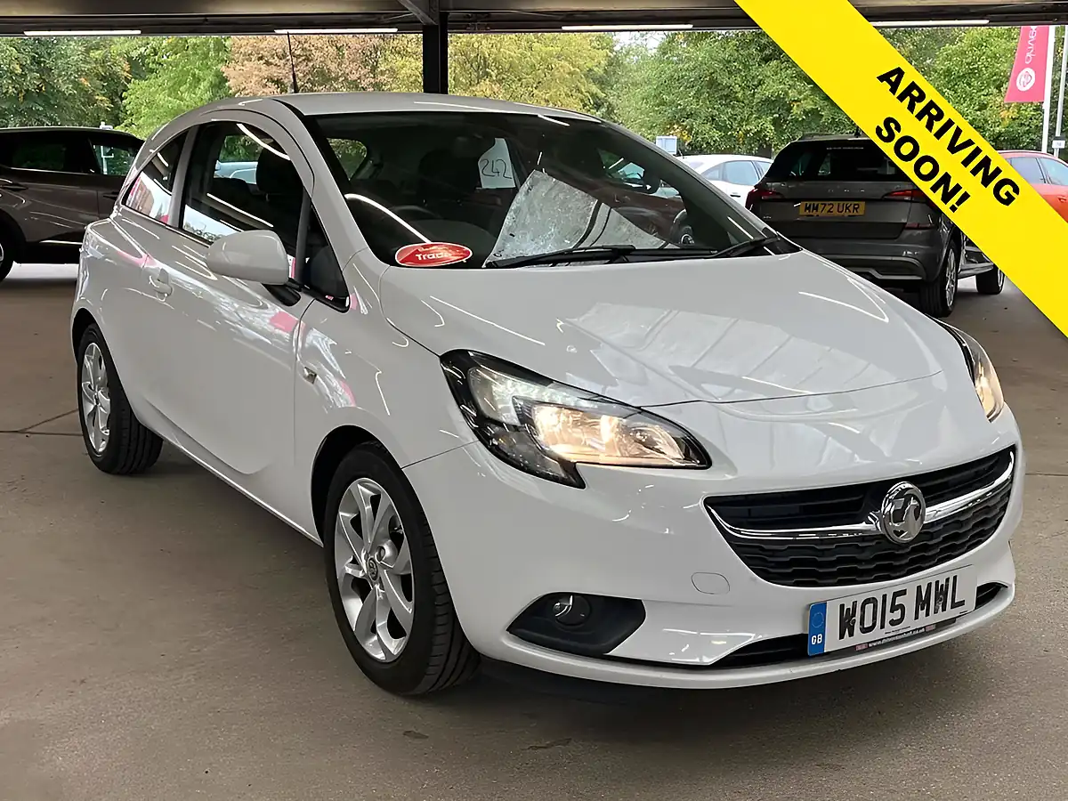 Used 2015 Vauxhall Corsa Excite White - Front View